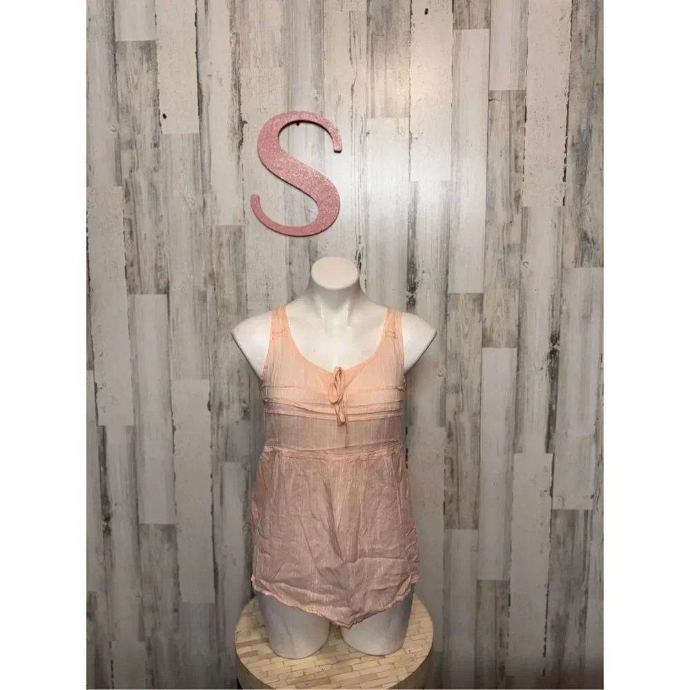 Eddie Bauer pink blouse size small